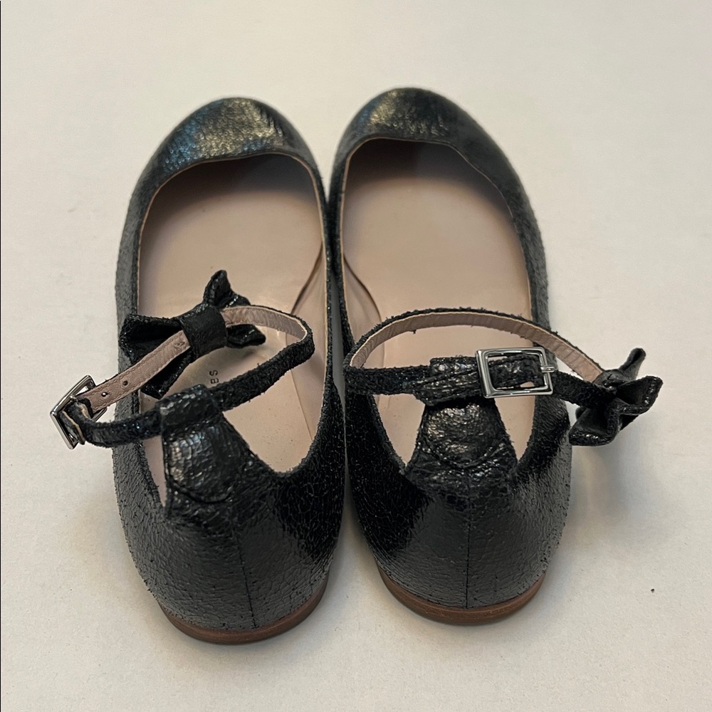 MARC BY MARC JACOBS BALLERINAS WITH BOW BLACK PATENT LEATHER SIZE 40=10 - Picture 3 of 14